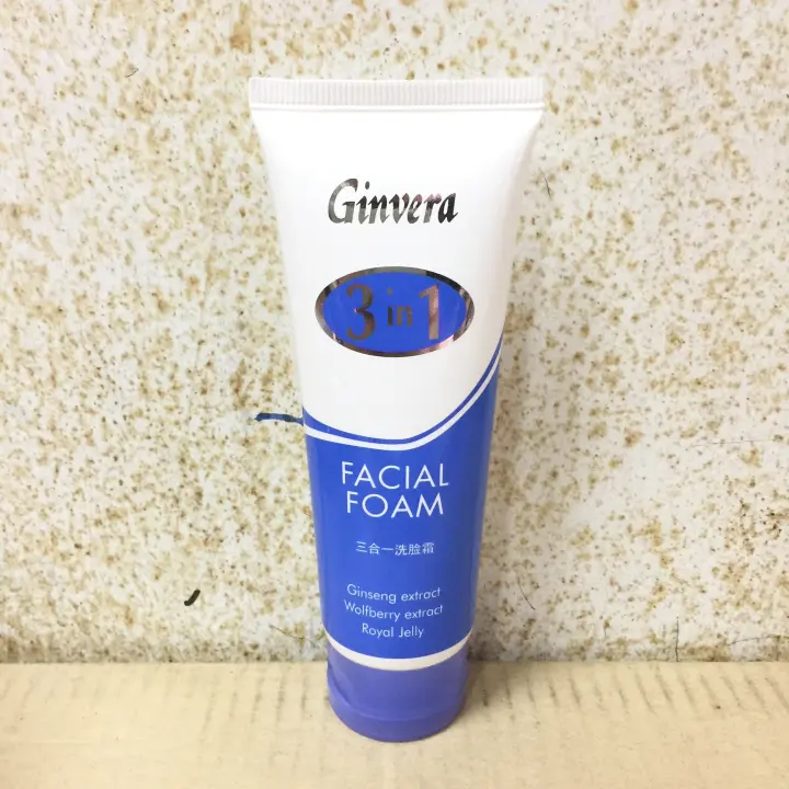 ginvera 3 in 1 facial foam