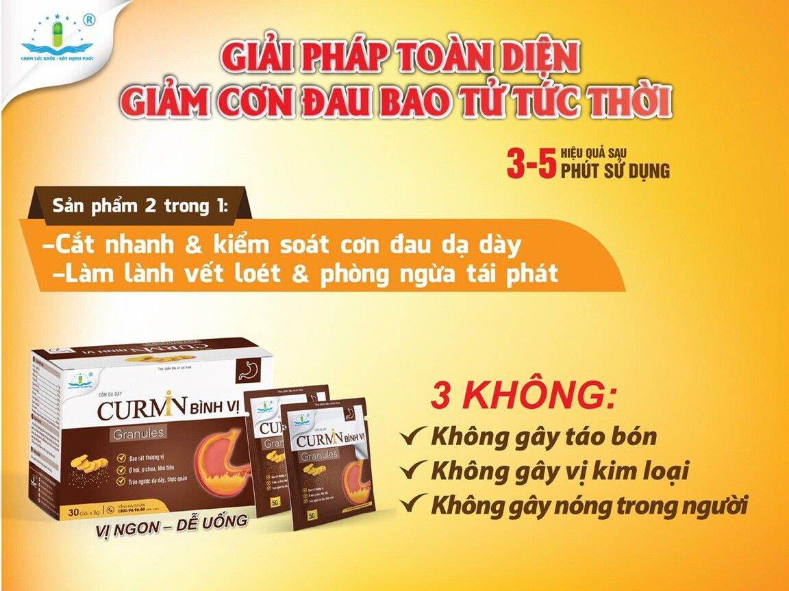 Cốm Dạ Dày Curmin Bình Vị Granules (H/30g)