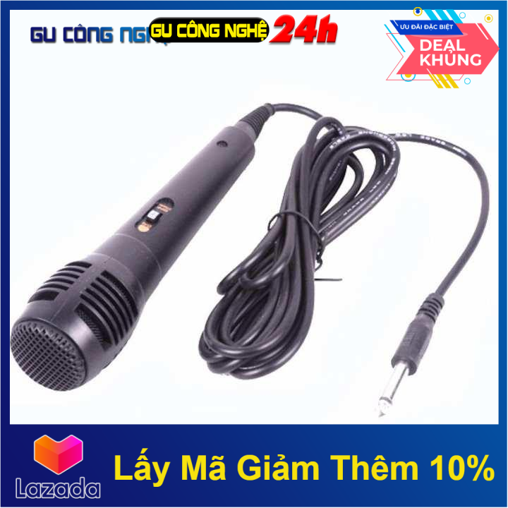 Micro karaoke có dây cao cấp giá rẻ cho tất cả loại loa karaoke - micro karaoke có dây cao cấp thích hợp với tất cả loại loa karaoke