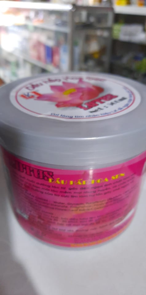 dầu hấp tóc hoa sen 500ml
