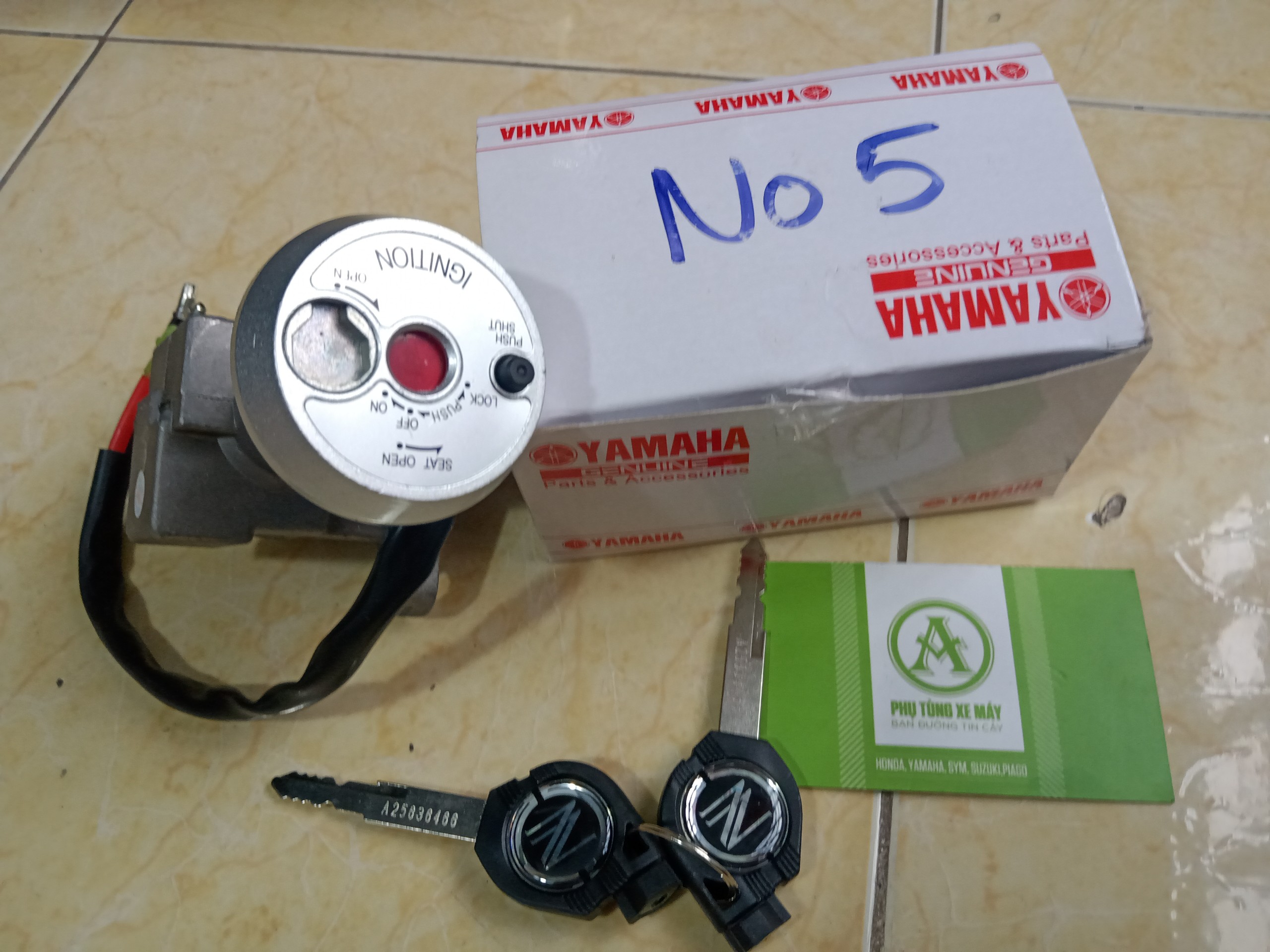 Bộ ổ khoá xe Nouvo 5/6