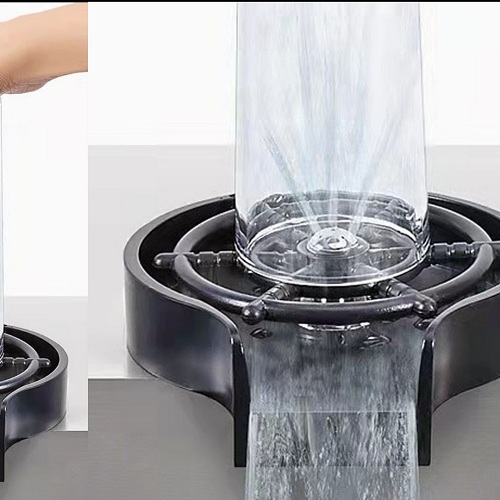 [DỤNG CỤ RỬA CỐC INOX 304 TẶNG KÈM DÂY CẤP] Dụng cụ rửa cốc ly thông minh tiện dụng
