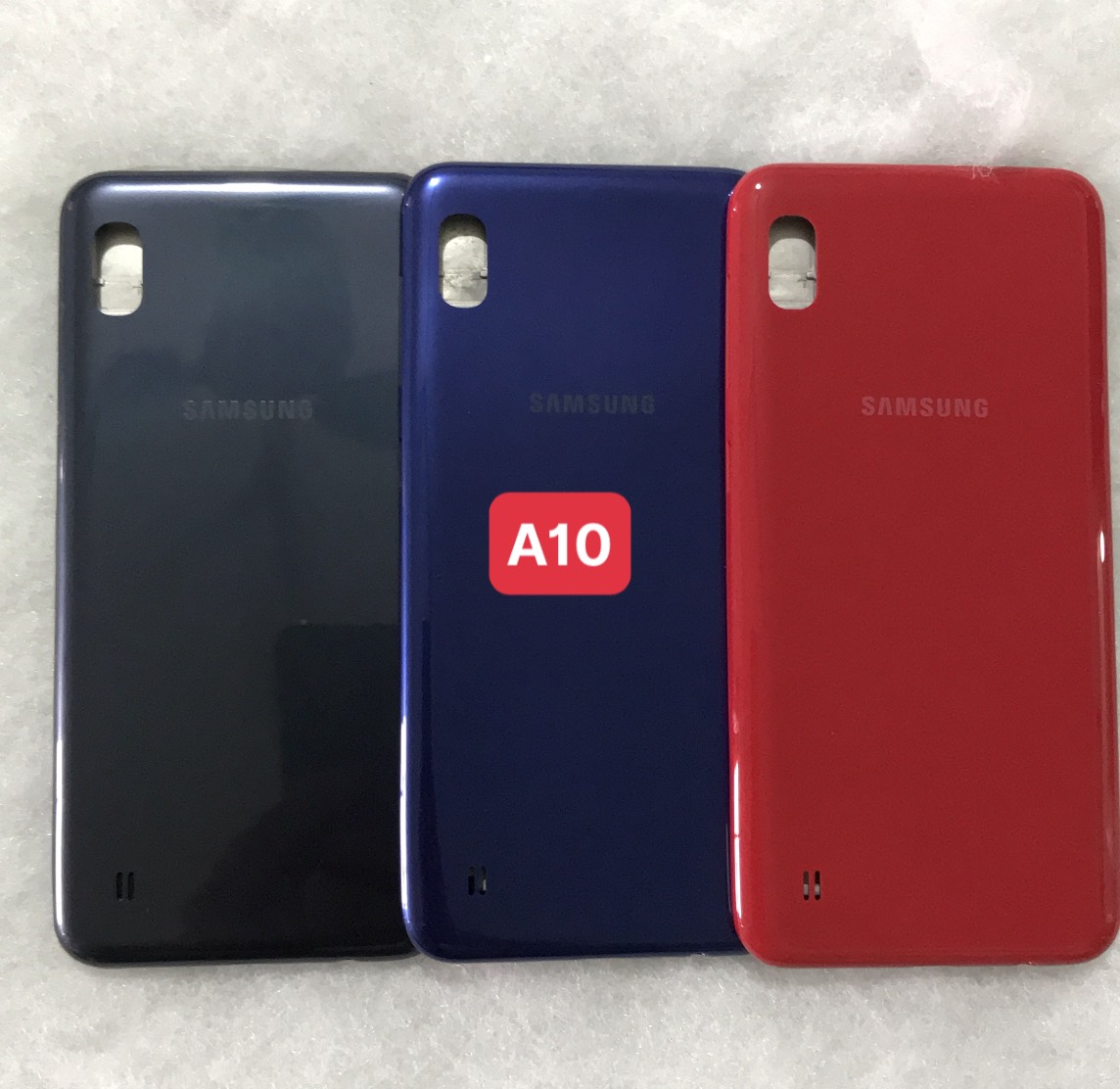 Bộ Vỏ sườn Galaxy Samsung A10 zin (kèm phím+kính camera)