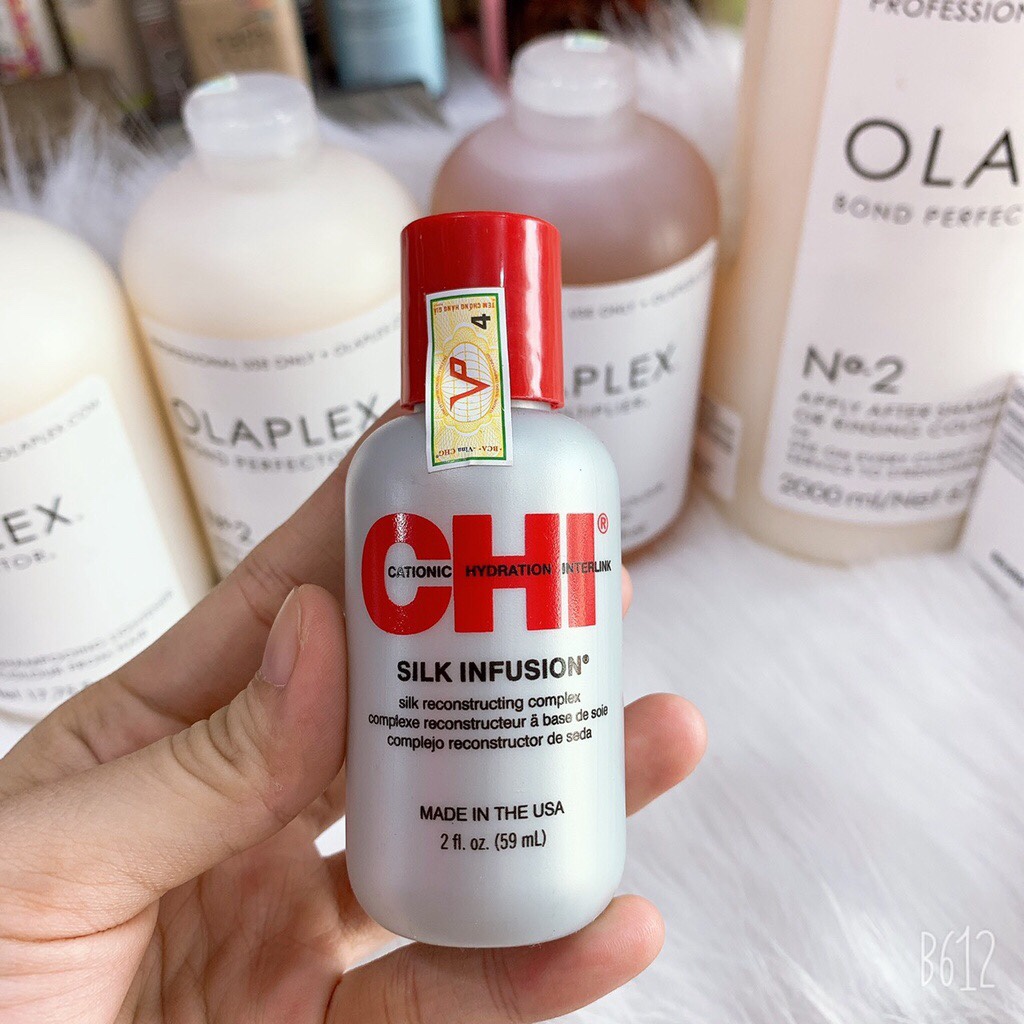 Tinh Dầu Dưỡng Tóc Mềm Mượt CHI Silk Infusion 59ml