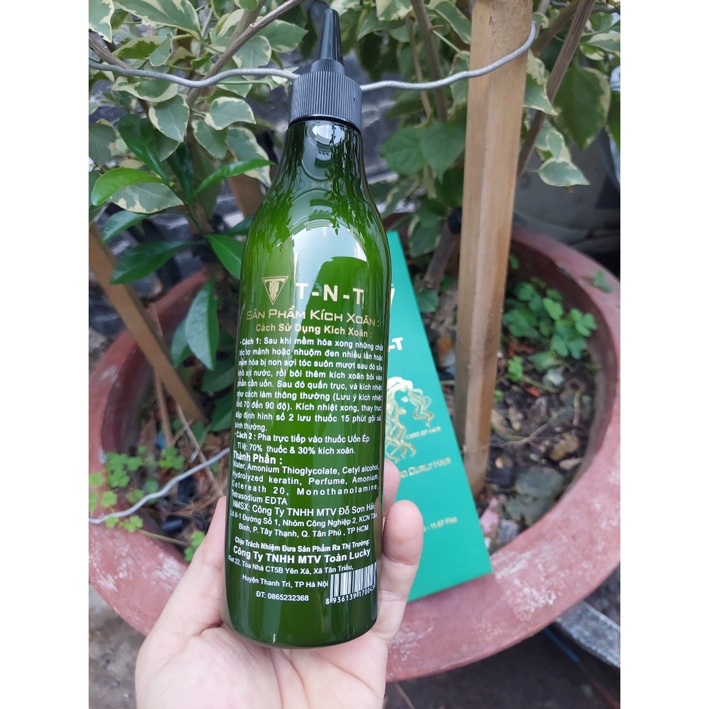 Kích xoăn tóc TNT Hydro Curl Hair 350ml