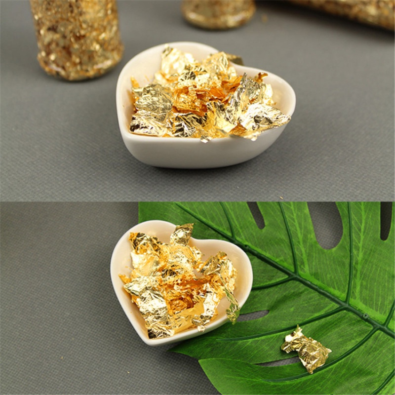 Lọ lá vàng 2g trang trí bánh kem