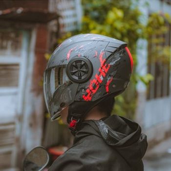 Mũ bảo hiểm 3/4 YOHE 851 (màu tem) - GARA20