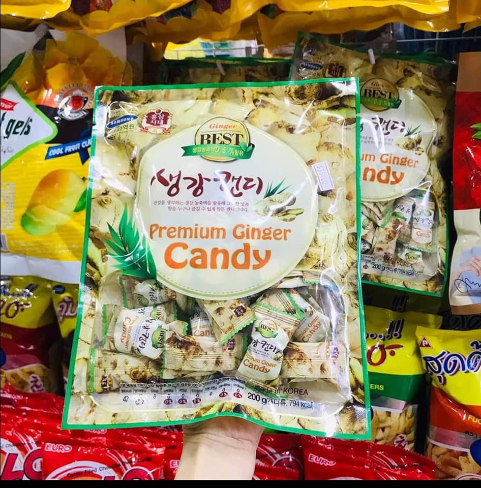 Kẹo Gừng Cao Cấp Cheonnyeonae Hàn Quốc Premium Ginger Candy