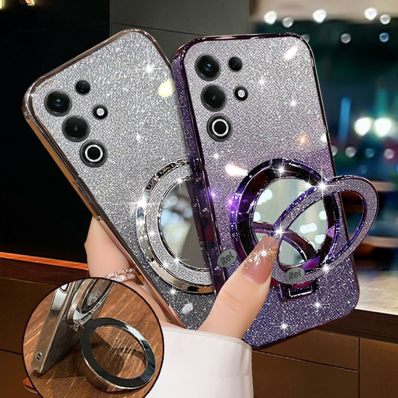 Phone%20cover%20itel%20Super%20S26%20Ultra%20Back%20case%20with%20Makeup%20Mirror%20Holder%20Stand%20Luxury%20Shiny%20Gradient%20Plating%20Glitter%20Slim%20For%20itel%20S26%20Ultra%20Phone%20cases%20-%20Image%202