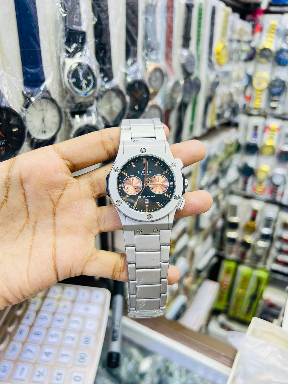 HUBLOT Men's Watches Stainless Steel Classic Trend Original Quartz