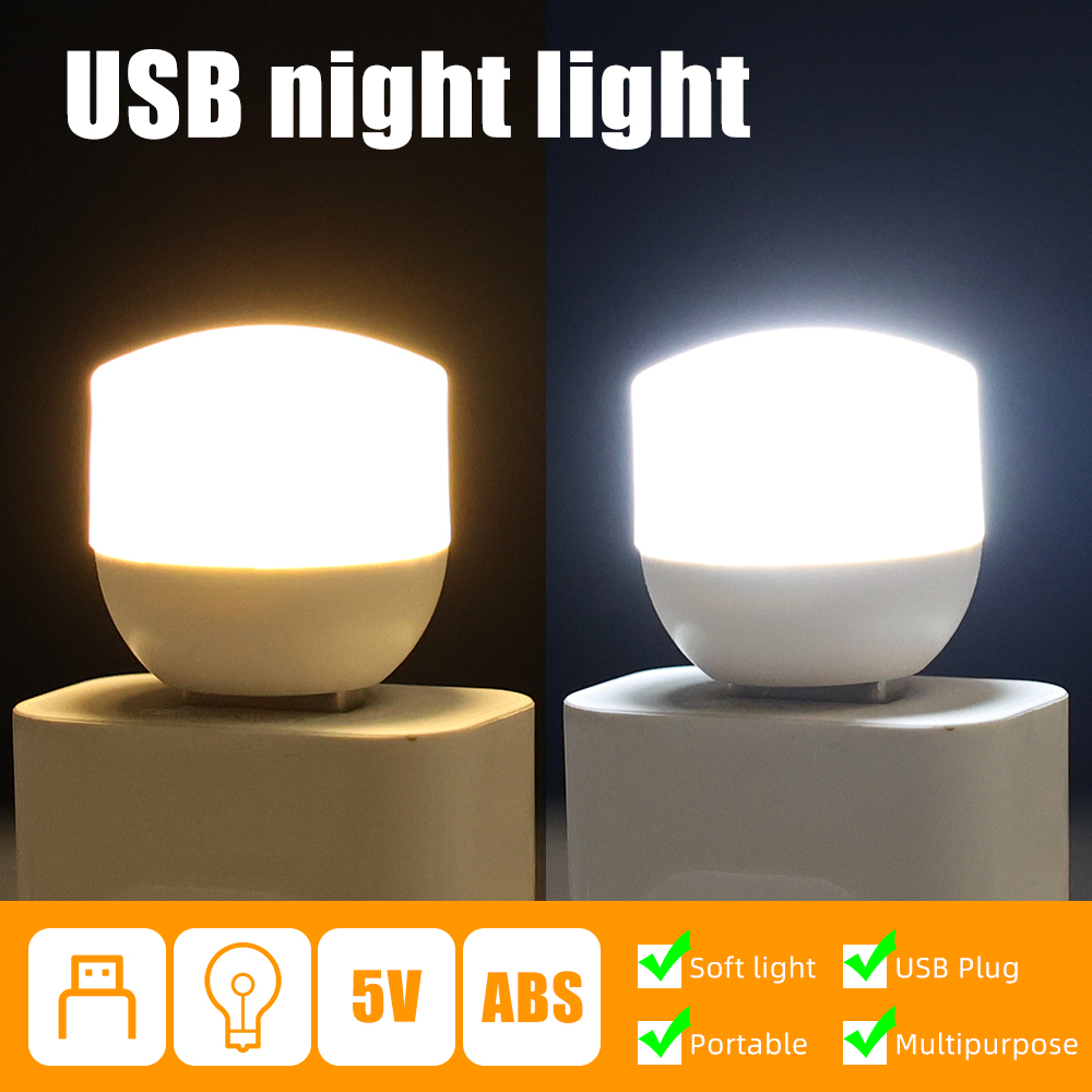 USB LED Light Lamp Eye Protection Reading Light Computer Mobile Charging Book Light Night Light