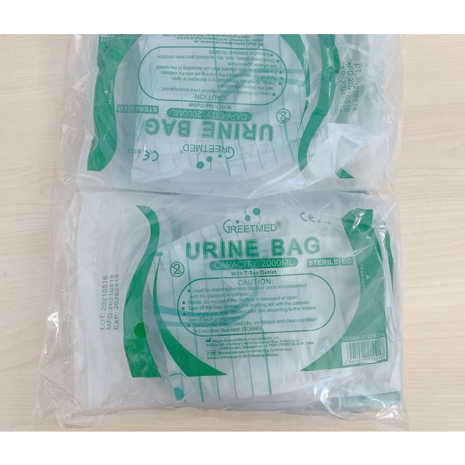 Túi đựng nước tiểu y tế URINE BAG 2000ml
