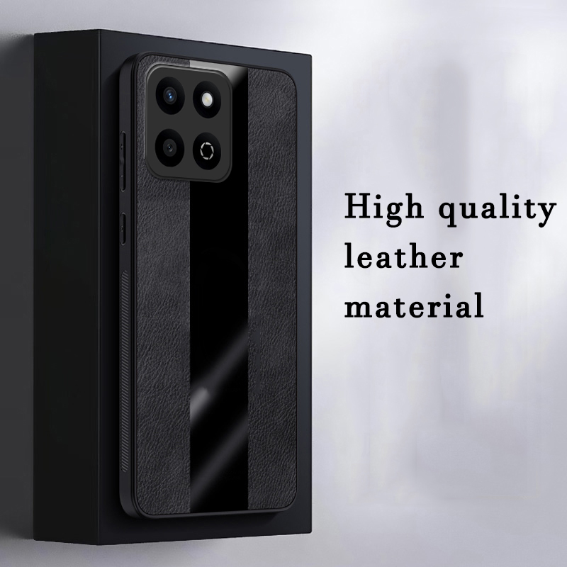 New Phone case Honor X7C Back cover Business All-Inclusive Shockproof Leather Soft Silicone Fashion For Honor X7C case. 