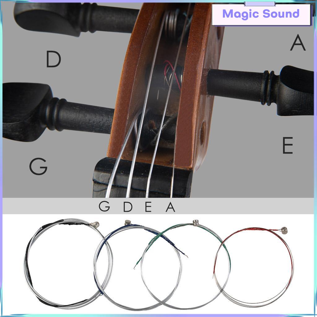 Magic Sound Complete Set of Strings for High Quality Violin Size 4/4 3/4 Resistant Strings