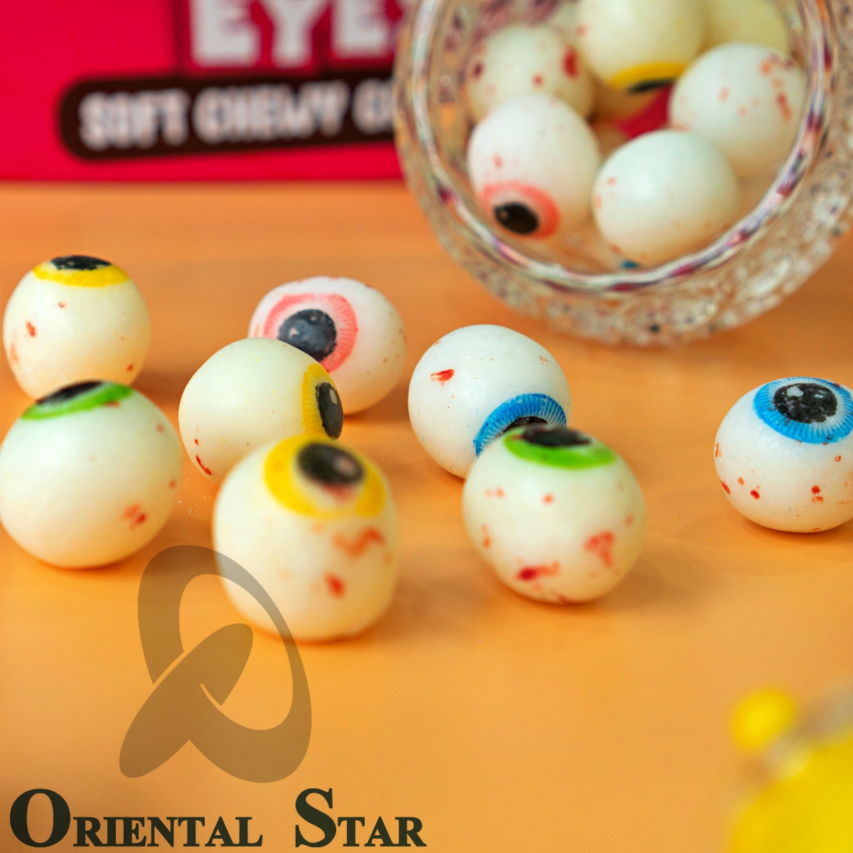 Kẹo dẻo con mắt kẹo hoa quả Scary Eyes