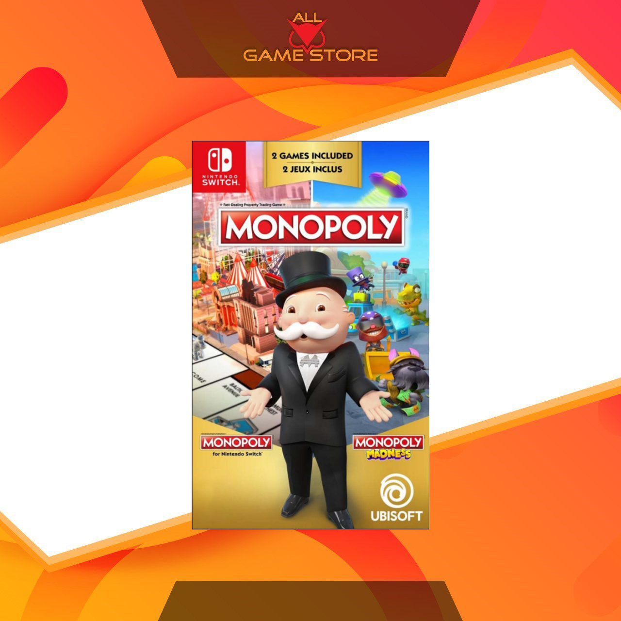 Jeu Switch Monopoly + Monopoly Madness