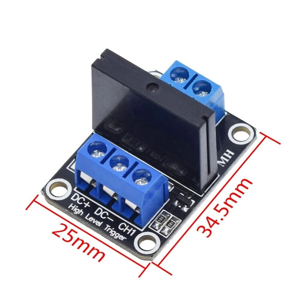 5V Relay 1 2 4 8 Channel For SSR High Low Level Solid State Relay Module 250V 2A For Arduino