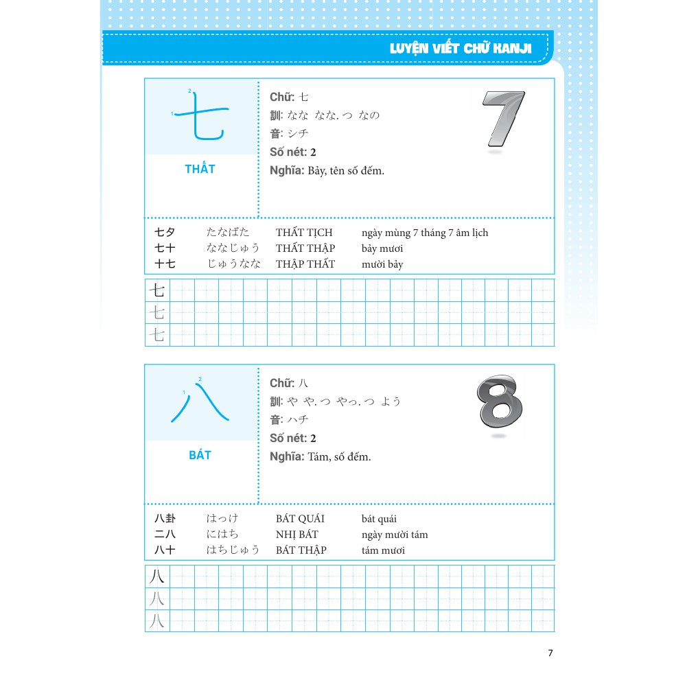 Luyện viết chữ KANJI