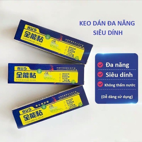 KEO DÁN TRÊN MỌI BỀ MẶT - KEO DÁN ĐA NĂNG 60 GRAM