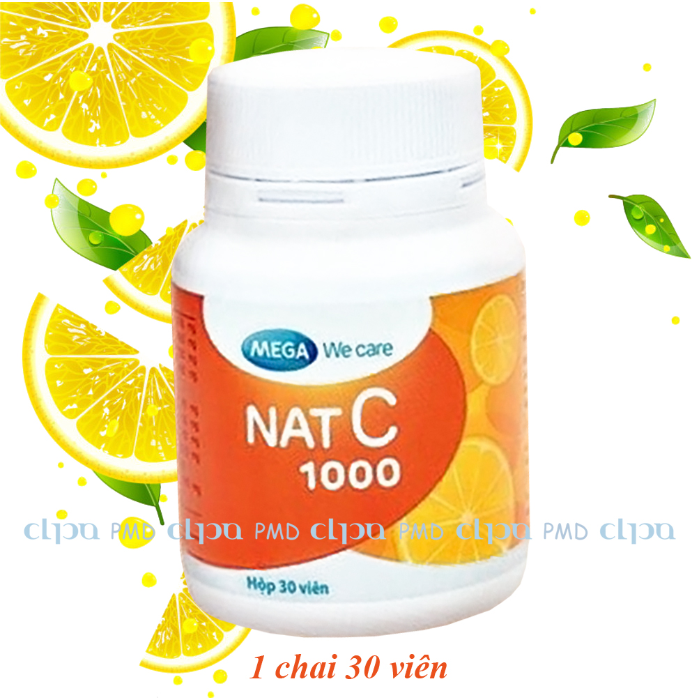 Nat c1000 (chai 30 viên hoặc chai 60 viên)