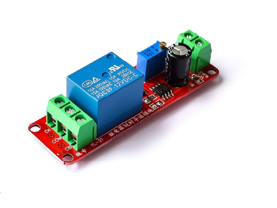 Mạch tạo thời gian trễ Đóng relay NE555
