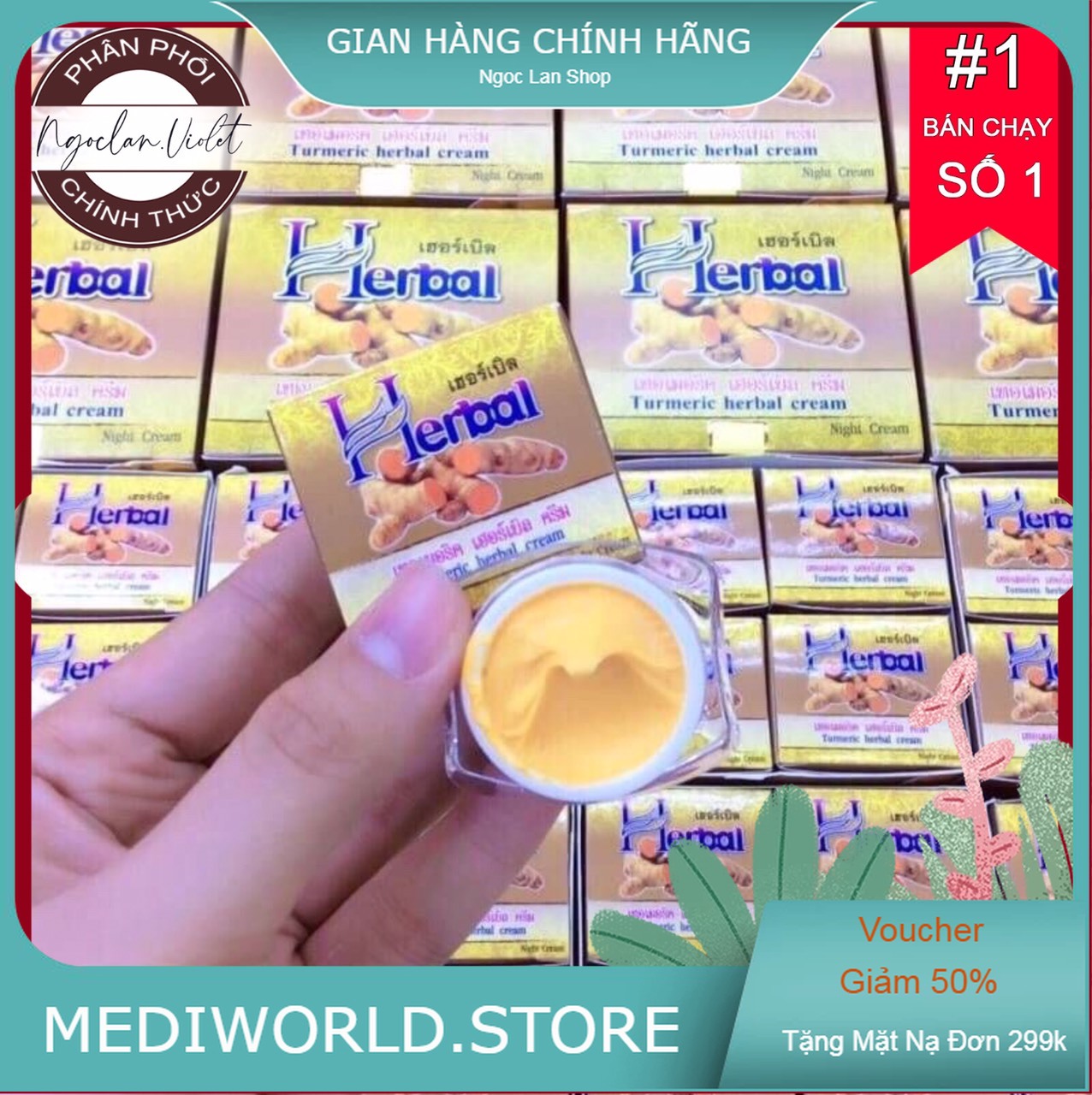 KEM NGHỆ HERBAL THÁI LAN