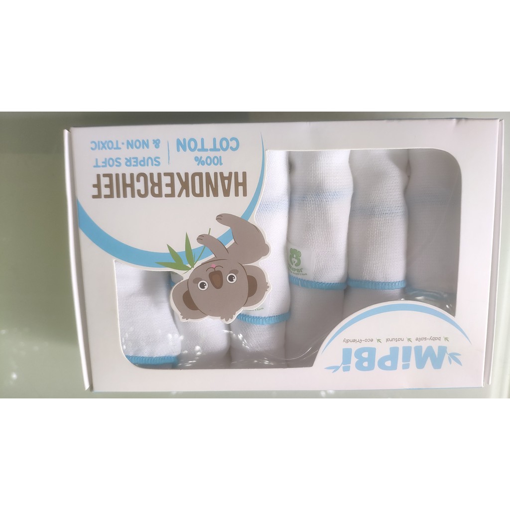 [MIPBI]. KHĂN SỮA XÔ COTTON ĐÓNG HỘP