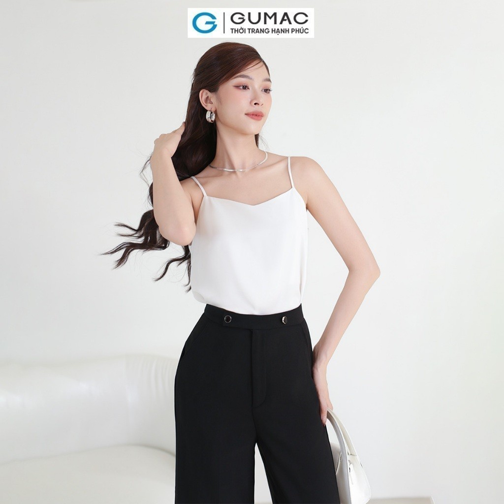 [SALE MẠNH] Áo 2 dây lụa B2 thời trang GUMAC BAE00016
