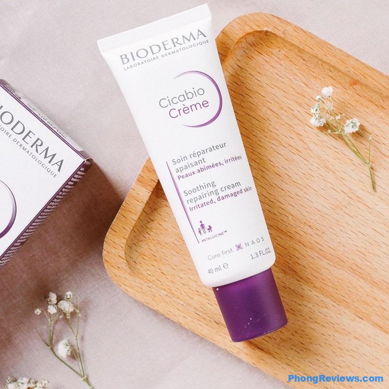 Kem Dưỡng Phục Hồi Bioderma Cream Tím