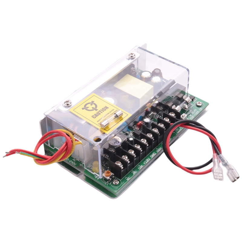Dc 12v 5a ups fuction door access control power supply use for access control system switch remote lock ac 110v-240v