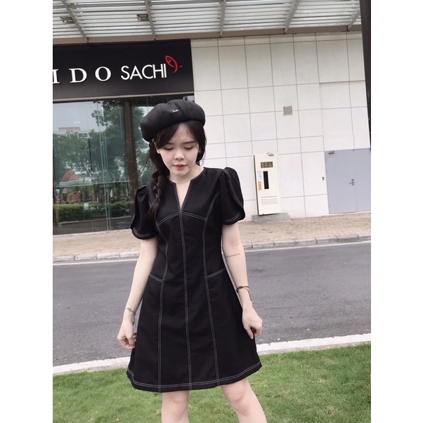 Đầm đột chỉ có túi