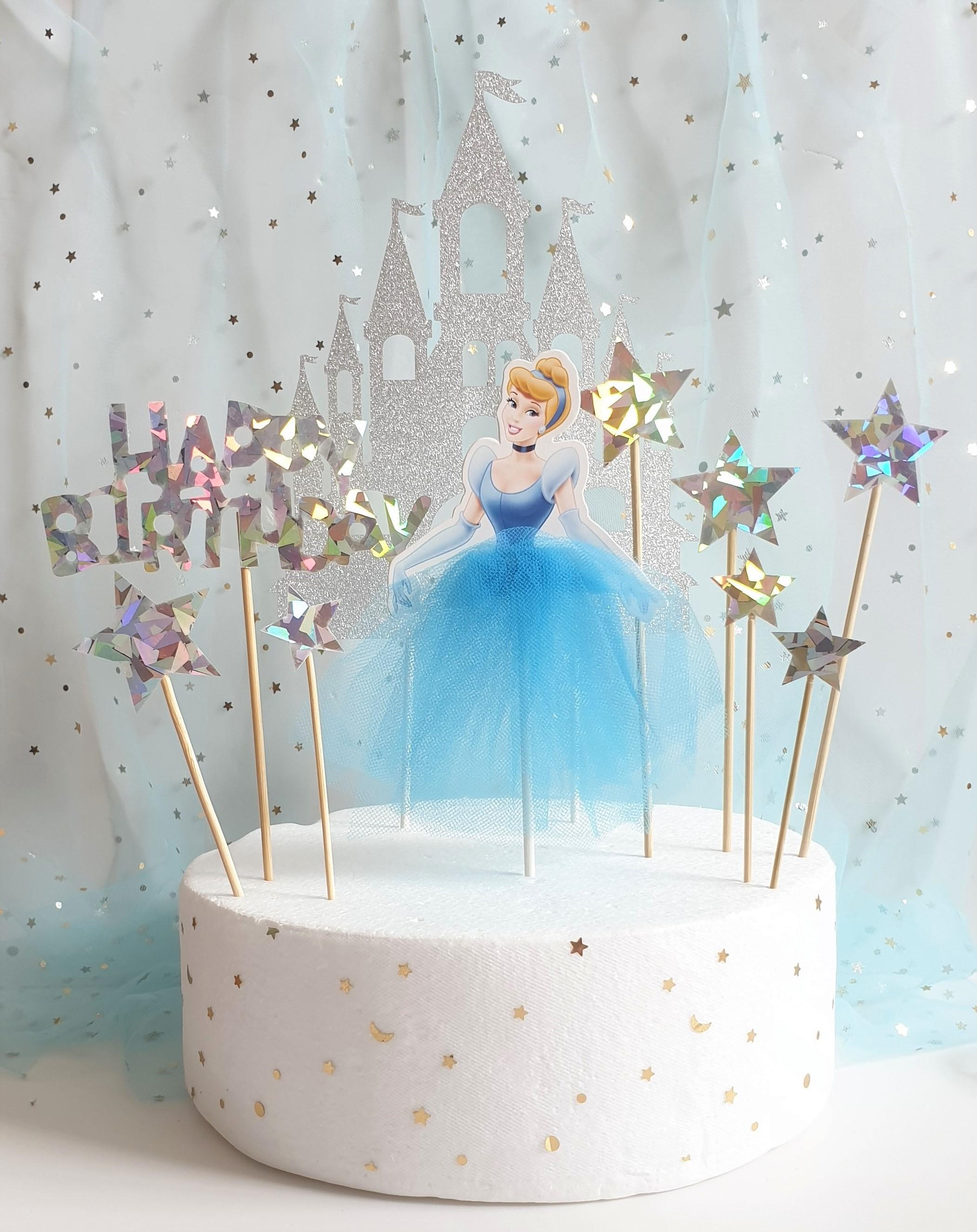 Cinderella cake topper cinderella birthday decor 