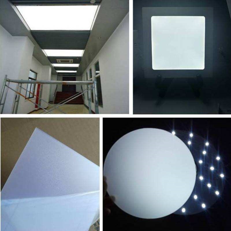 New acrylic lampshade lighttransmitting plate round frosted diffuser