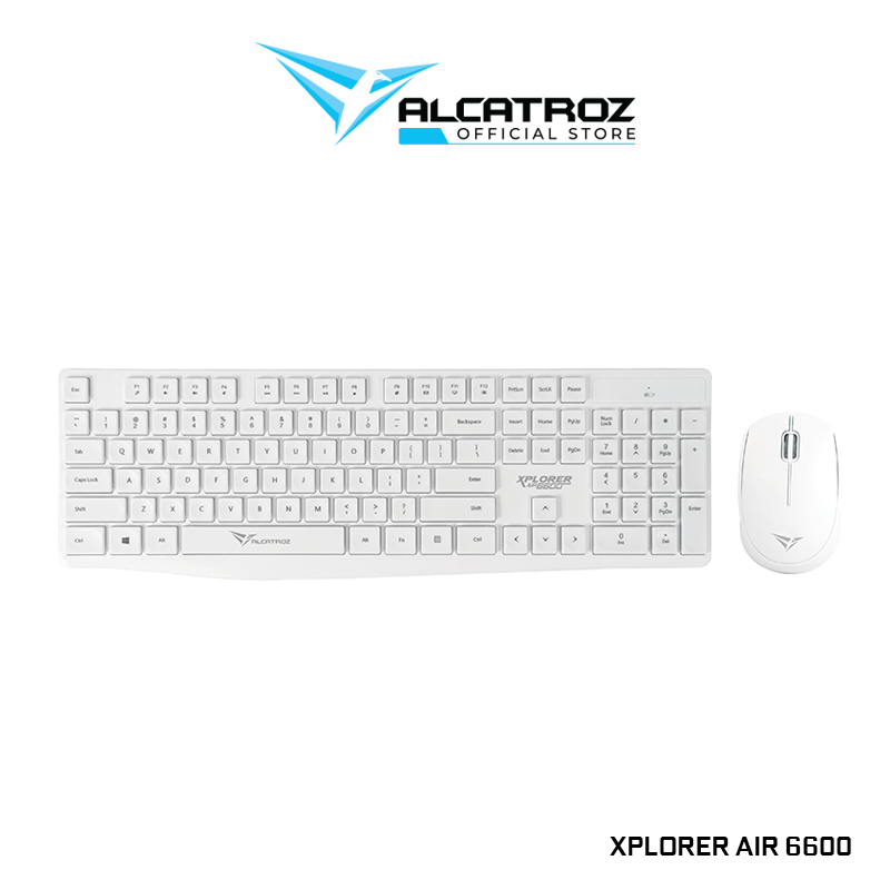 alcatroz wireless combo keyboard mouse xplorer air 6600