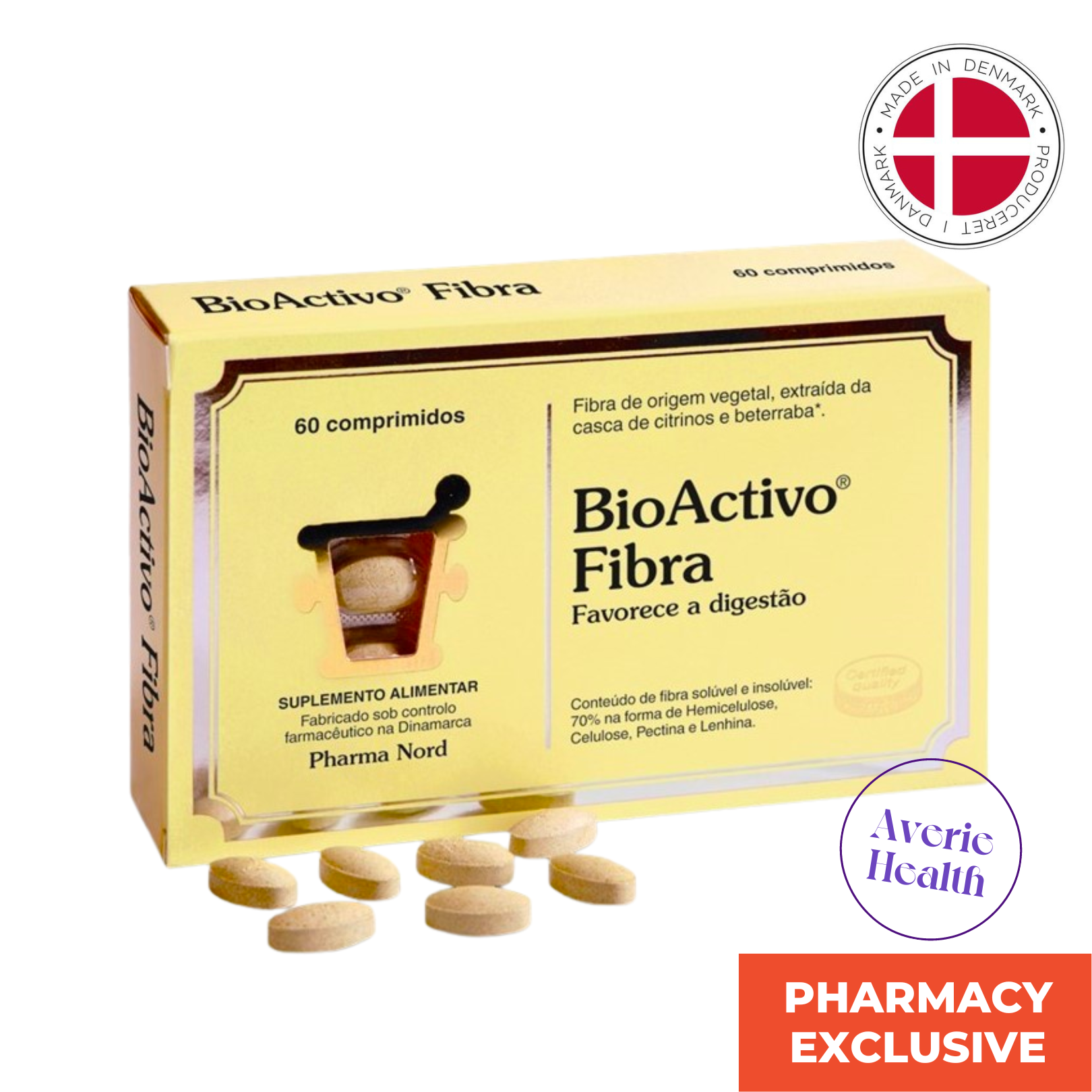 Pharma Nord Detox Fiber 60s [Healthy Digestion, No Gas, Bloating or