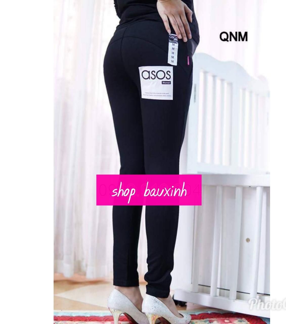 Quần legging bầu công sở-quần bầu công sở