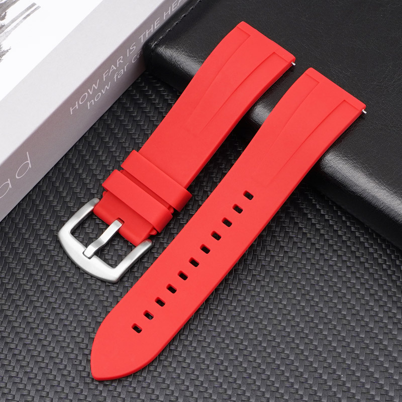Xingchengec Silicone Smart Quick Release Strap Universal Strap With on/off Raw Lugs