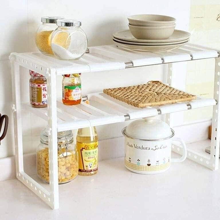 Kệ gầm bếp đa năng 2 tầng.