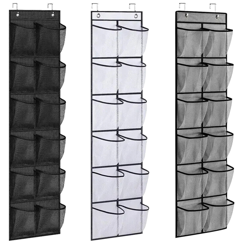 12/24%20Pocket%20Shoe%20Holder%20Organiser%20Over%20The%20Door%20Hanging%20Shelf%20Rack%20Storage%20Hook%20DIANGUI%20-%20Image%203