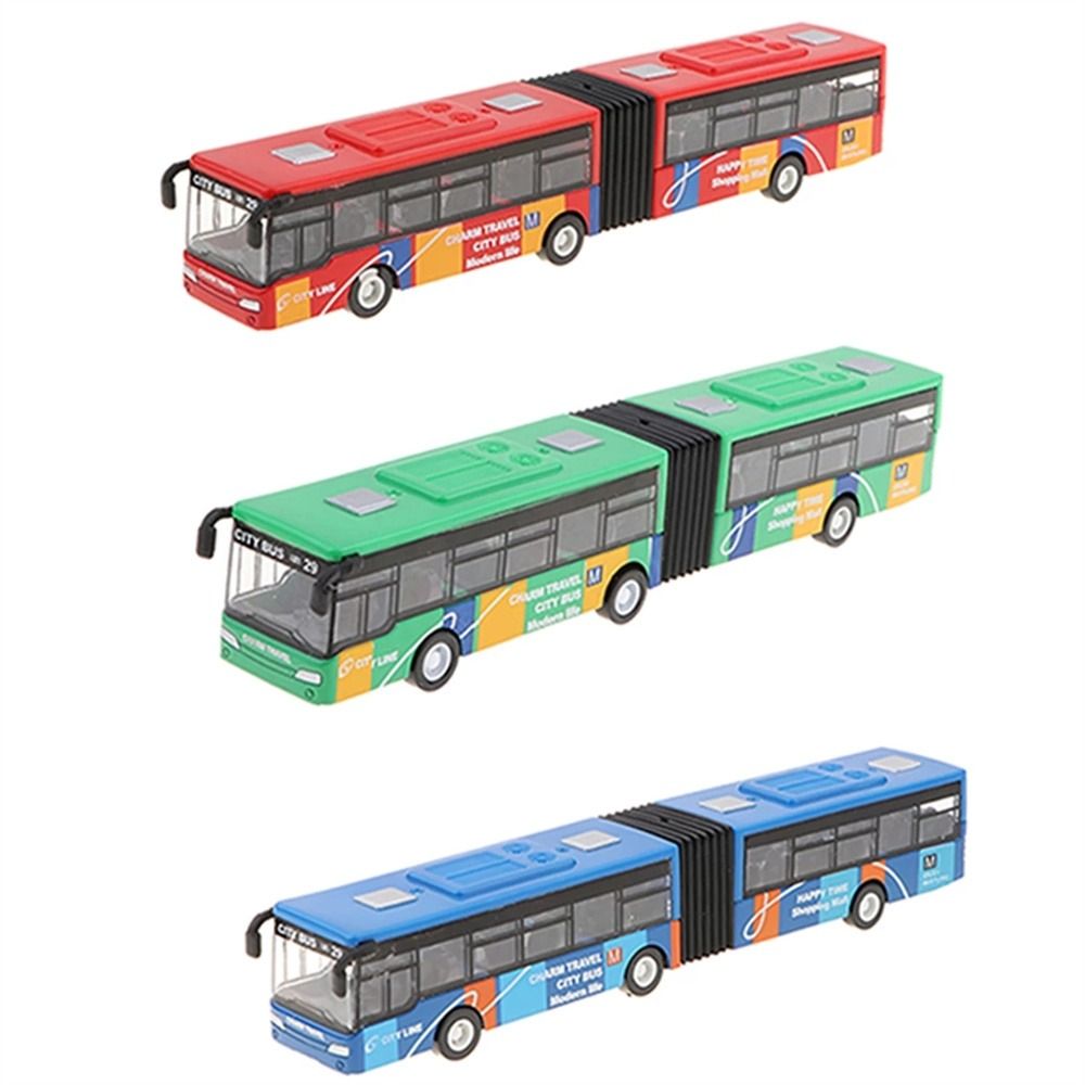 Birthday Gift Toddlers Child Pull Back and Go Car Bus Model Vehicle Set ...