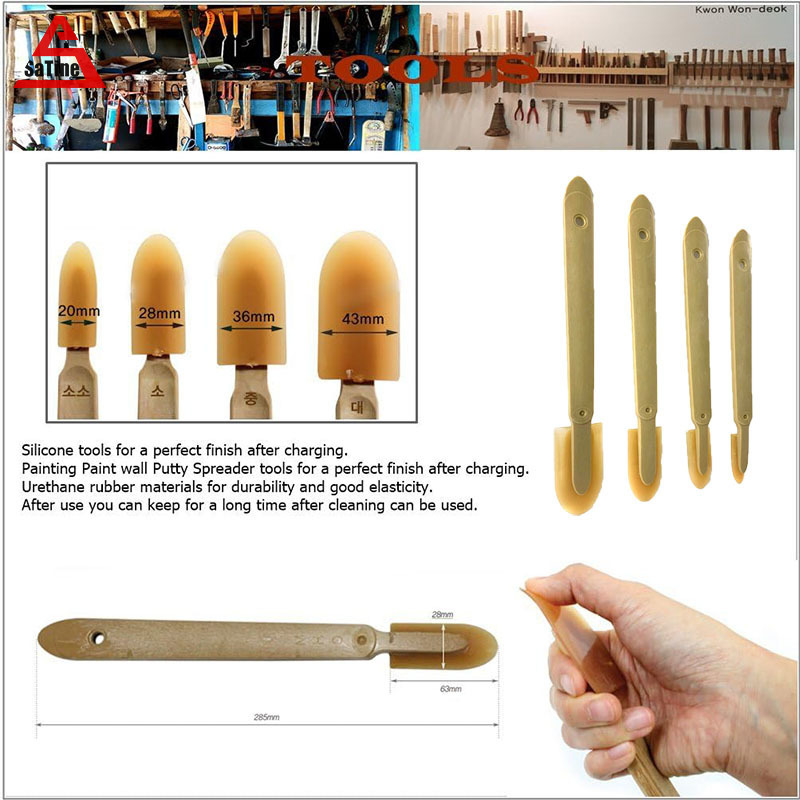 Exterior wall scraper, glass glue squeegee board, trimming clear, silicone spatula scraper blade, scraper blade, plaster, glue caulking tool set