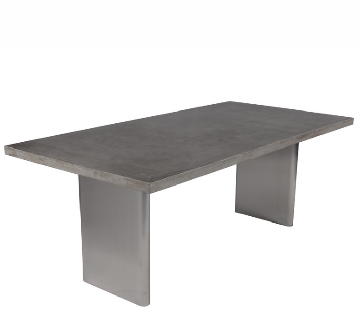 square outdoor concrete table