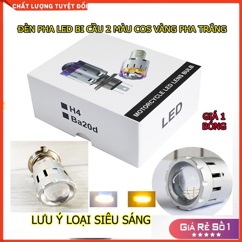 ĐÈN PHA LED  ( J ONE) BI CẦU 2 MÀU COS VÀNG PHA TRẮNG SIÊU SÁNG