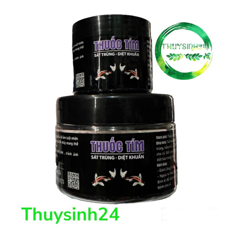 Thuốc Tím sát khuẩn hồ cá | ao hồ | sát trùng hòn non bộ - diệt khuẩn xử lý bể cá phòng bệnh cho bể cá