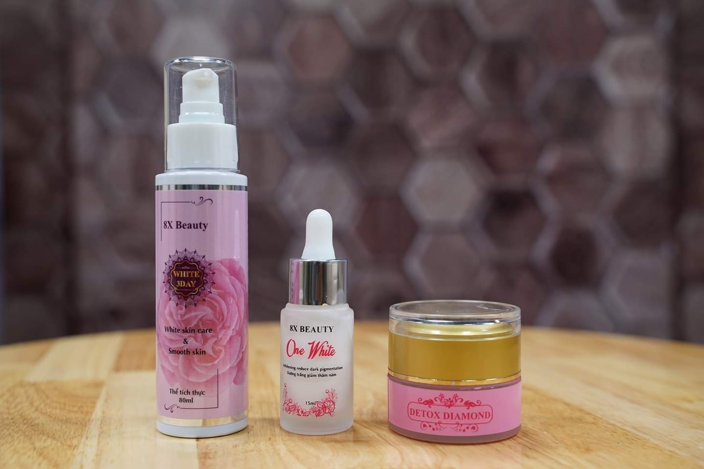 Bộ 3 dưỡng da 8x beauty
