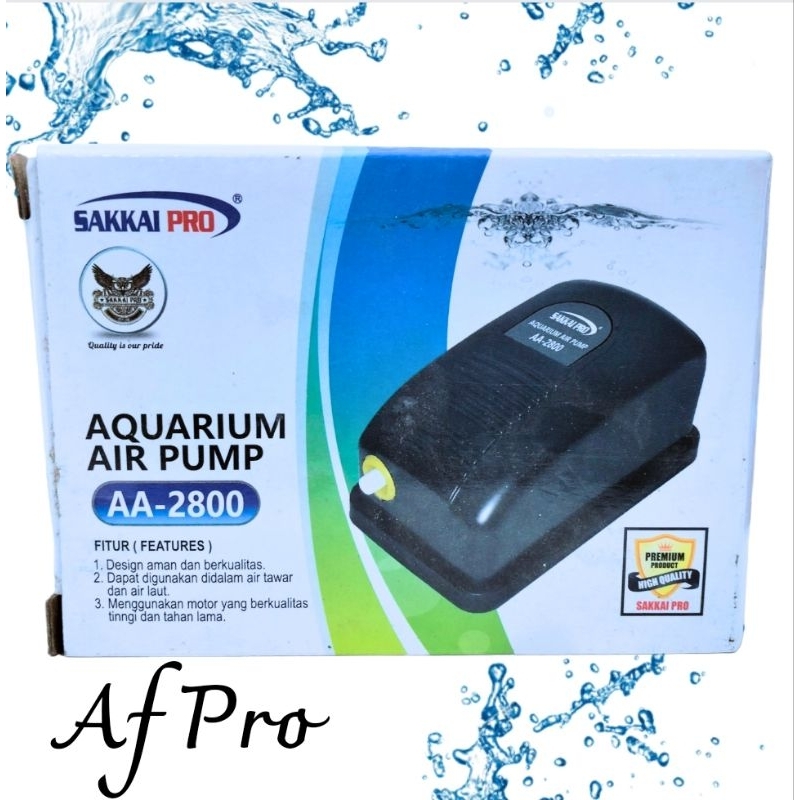 SAKKAI AA 2800 Airpump Aerator Pompa udara oksigen satu lubang