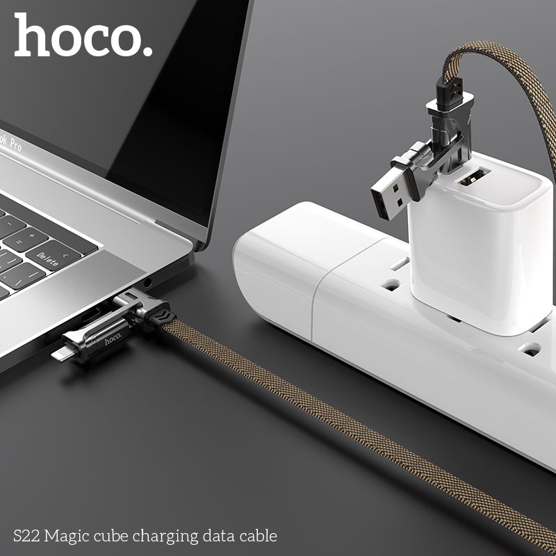 Cáp sạc nhanh 4in1 Hoco S22(QC3.0+PD 18W)