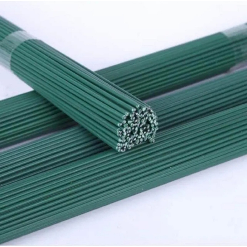 10 cành kẽm cắm hoa sáp, làm hoa giấy, hoa kẽm 30cm DIY nt01