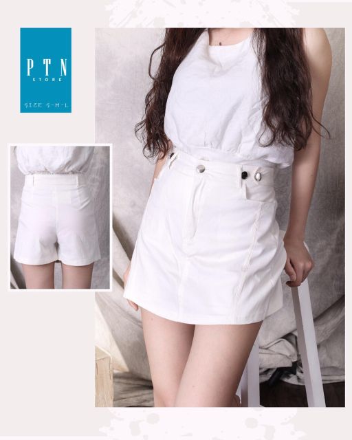 Quần short thô giả váy