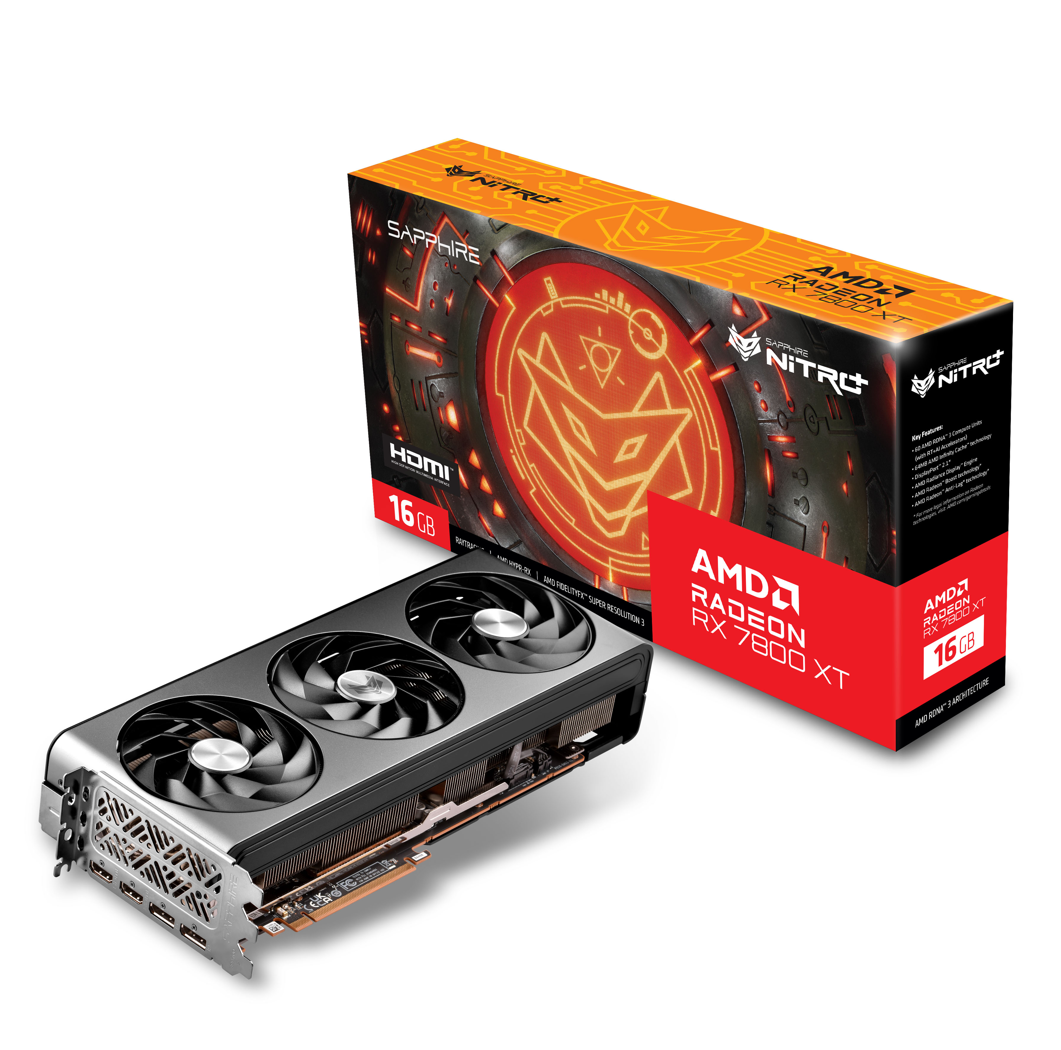 RADEON SAPPHIRE NITRO＋ RX7800XT 16GB SAPPHIRE NITRO+ AMD Radeon™ RX 7800 XT 16GB | Lazada Singapore